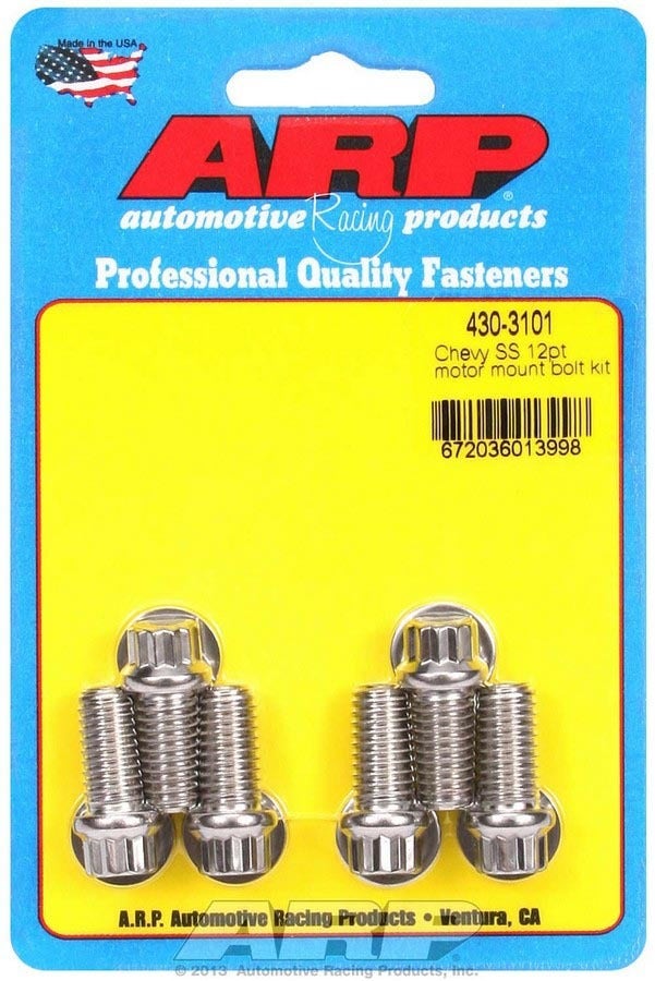 Arp 430-3101 Motor Mount Bolt Kit Arp  Motor Mount Bolt Kit