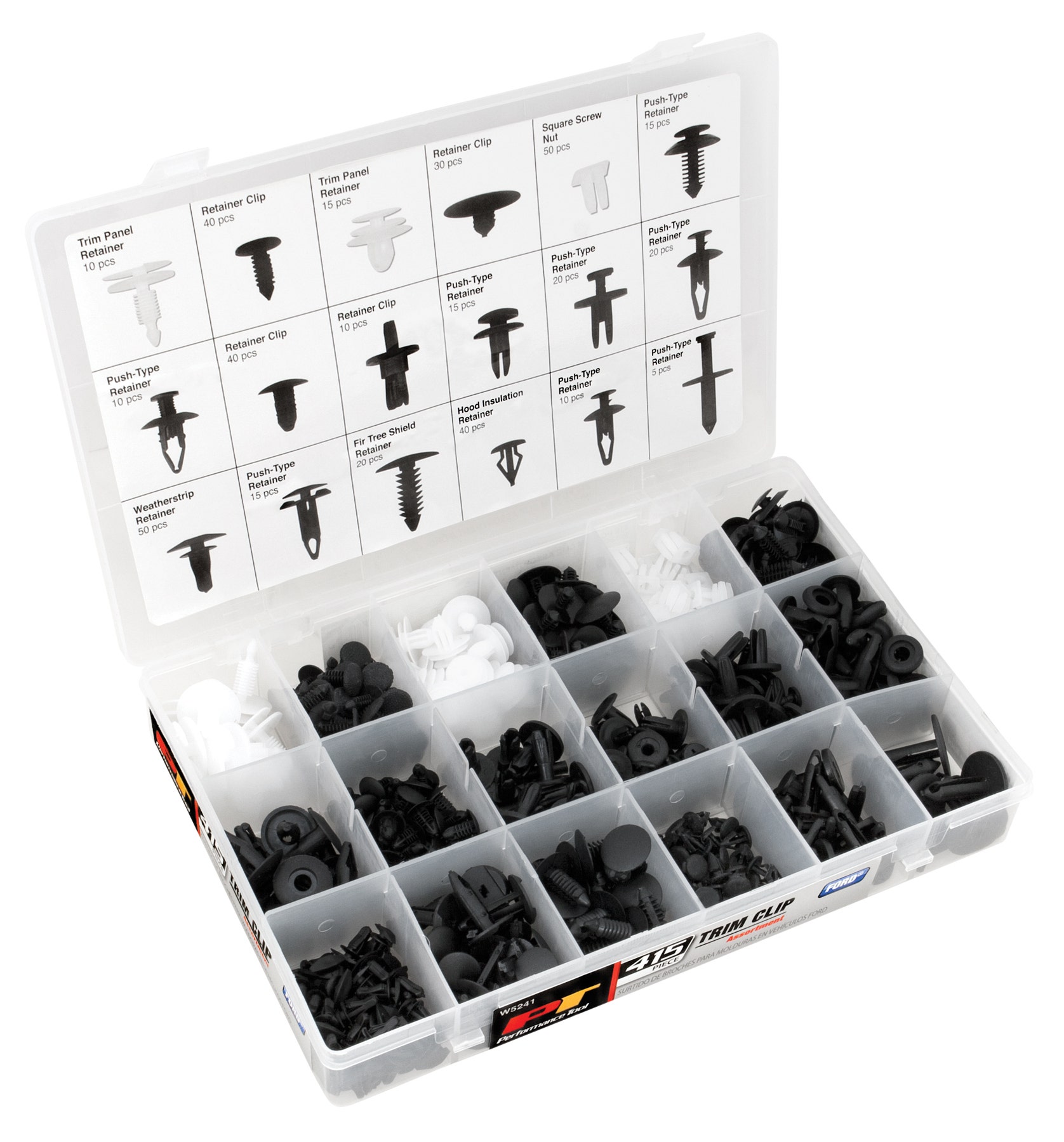 Performance Tool W5242 215Pc Chrysler Trim Clips   Trim Clips For Doors,