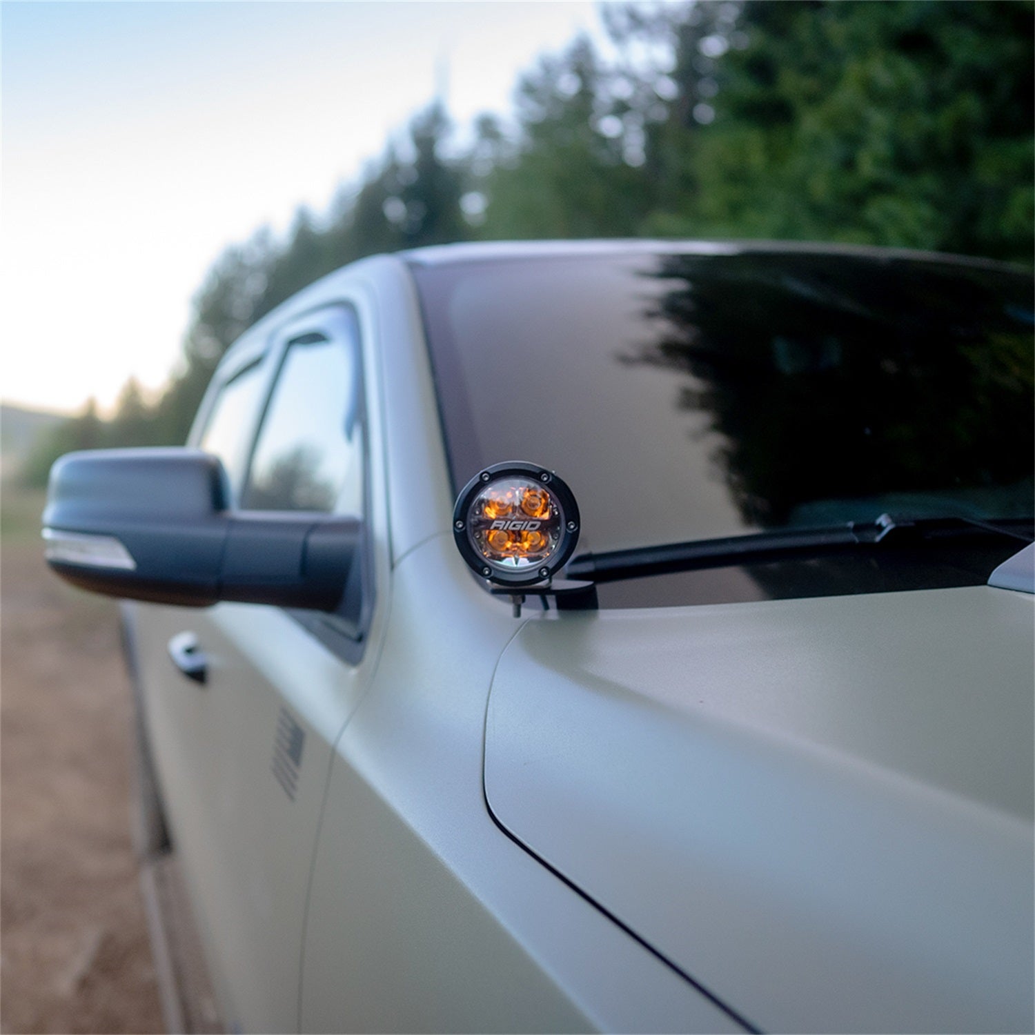 Rigid Industries 46717 A-Pillar Light Mount Fits 19-22 1500   A-Pillar Light