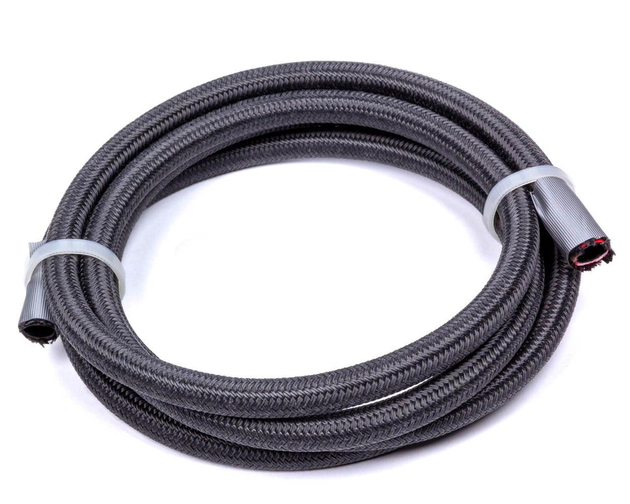 Hose, 4 An, 10 Ft, Braided Fire Retardant Fabric, Ptfe, Black, Each Hose, 4 An,