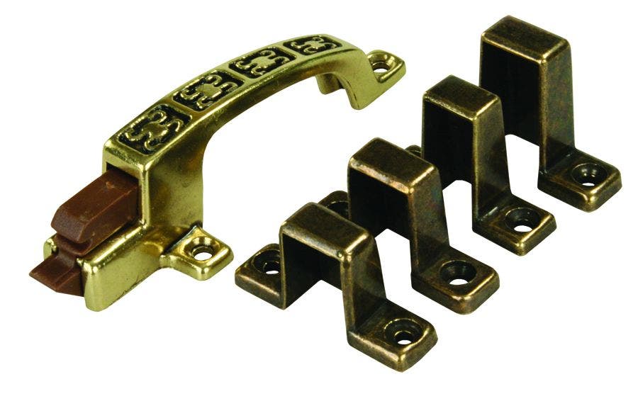 Jr Products 70485 Cabinet Catch And Strikes - Patterned   Door Catch; Used To -