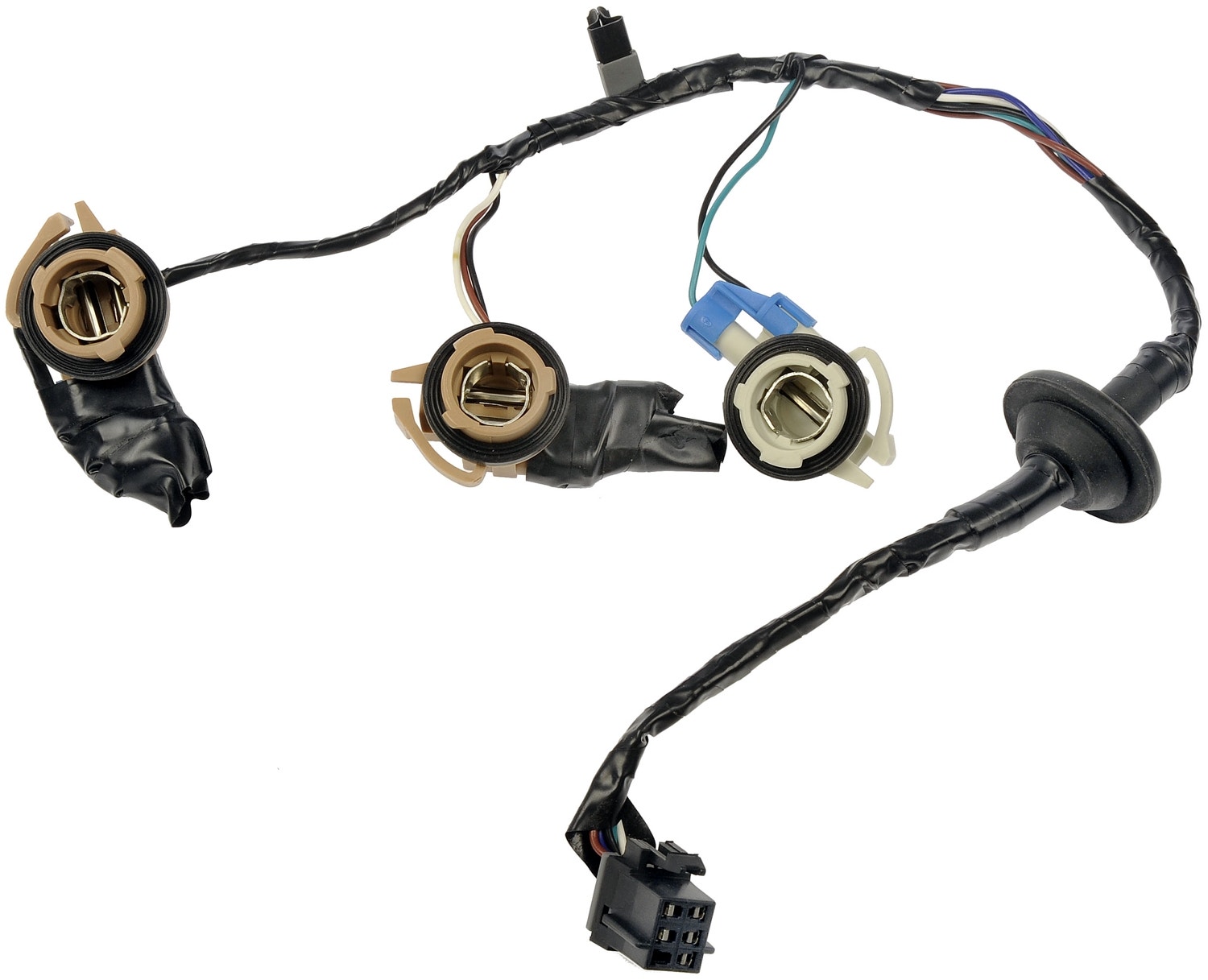 Dorman - Oe Solutions Tail Light Socket,Tail Light Wiring Harness P/N:923-015