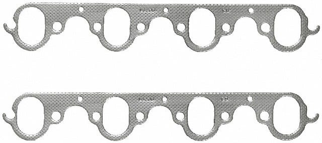 Fel-Pro Exhaust Manifold Gasket Set P/N:Ms 90291  Gaskets Ms 90240-2 Intake