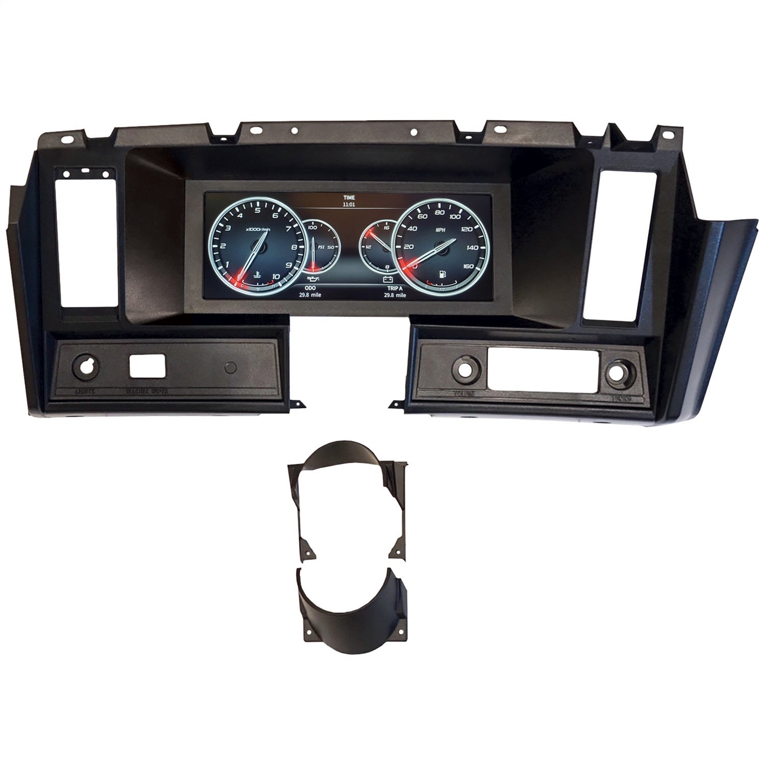 Autometer 7008 Invision Direct Fit Digital Dash Instrument Upgrade Kit