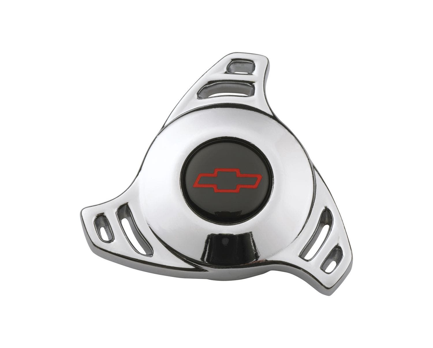 Proform 141-328 Chrome Air Cleaner Wing Nut With Small Hi-Tech Red Bowtie Logo