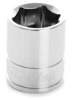 Performance Tool W38217 6-Point Socket, 3/8" Drive, 17Mm Socket  Type - Metric,