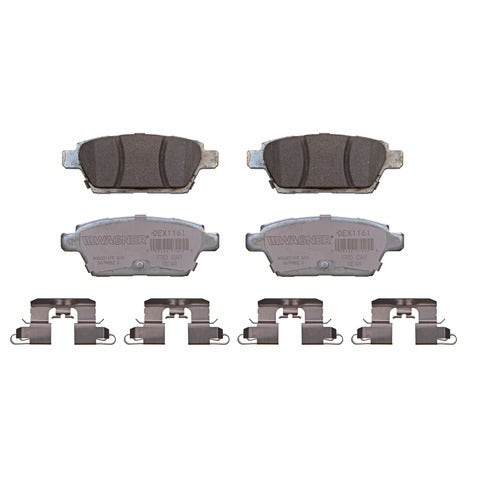 Wagner Brake Disc Brake Pad Set P/N:Oex1161  Disc Brake Pad Set P/N: