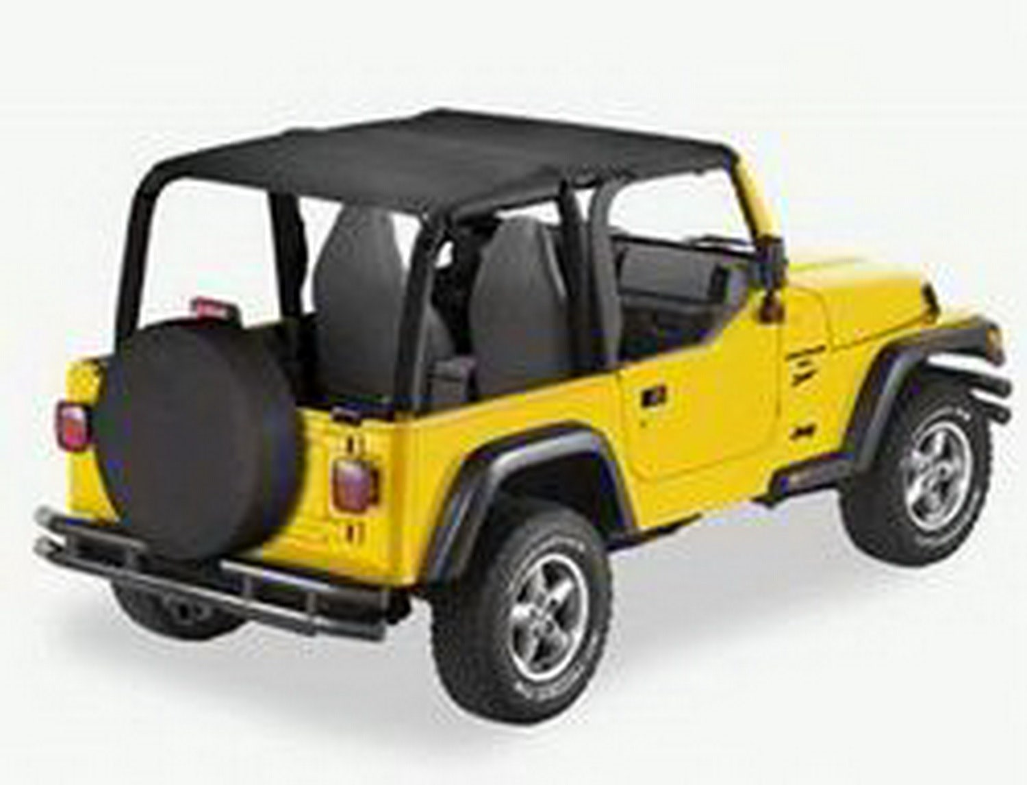 Bestop 5253115 Black Denim Safari-Style Bikini Top For 1997-2002 Wrangler