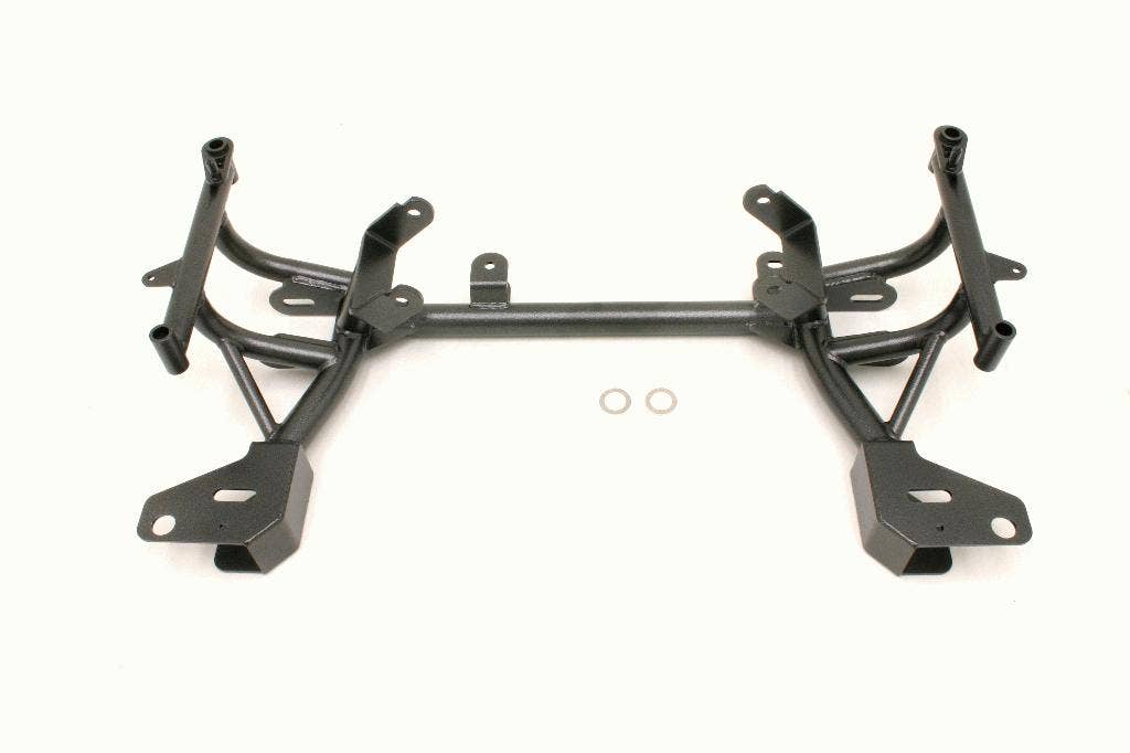 Bmr Suspension K-Member, Tubular, Turbo Clearance, Factory Steering Rack, Steel,