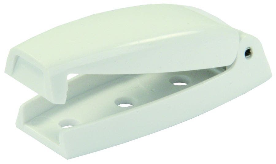 Jr Products 10234 Baggage Door Catch - White, Pack Of 2   Door Catch; Used To -