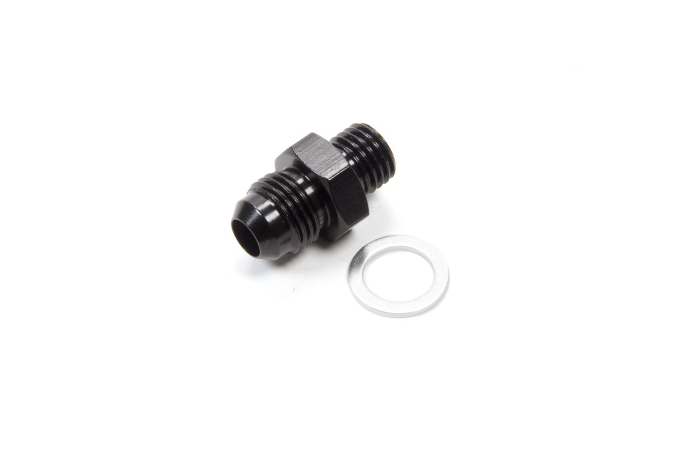 Fragola Frg491951-Bl Black Size (-6) X 9/16-24 Holley Male Adapter Fitting  Frg