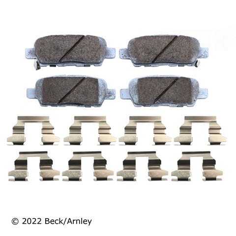 Beck/Arnley Disc Brake Pad Set P/N:085-6687  Disc Brake Pad Set P/N: