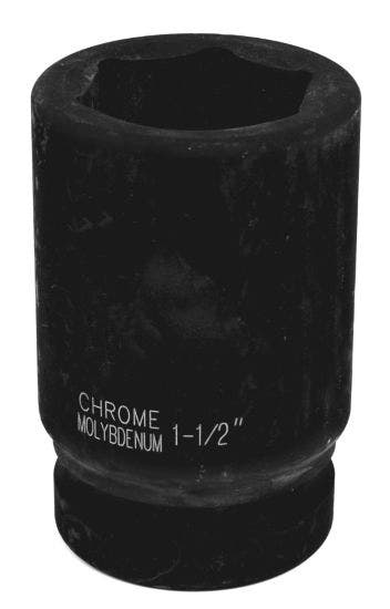 Performance Tool M747-30 1" Dr 1-1/2" Dw Impact Socket   1  Dr 1-1/2  Dw Impact