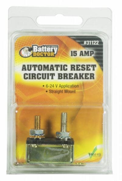 Wirthco Engineering 31122 In-Line Bracket Stud Mount Circuit Breaker, 1 Pack