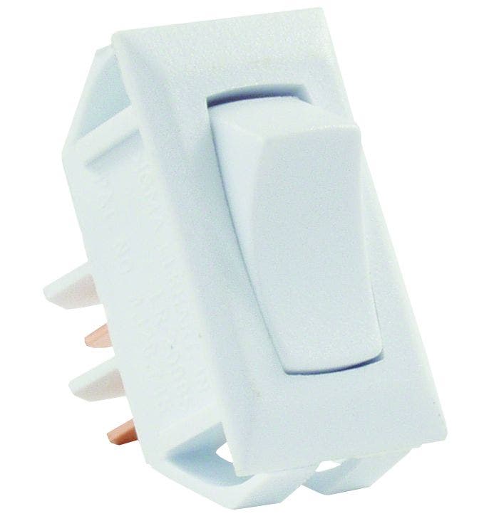 Jr Products 13665 Momentary-On/Off Switch - White   Multi Purpose Switch; Type -
