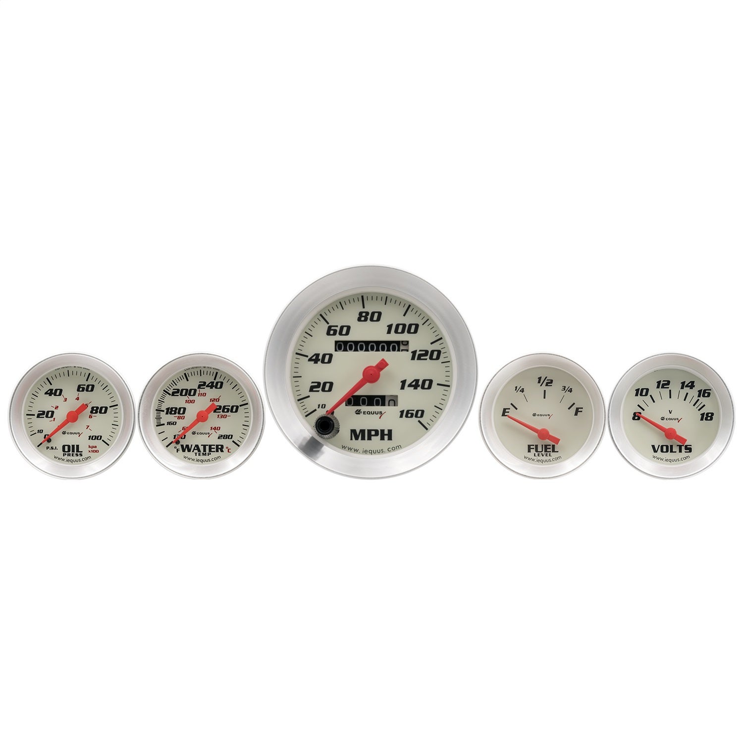 Equus E8500 8000 Series Gauge Set   8000 Series Gauge Set