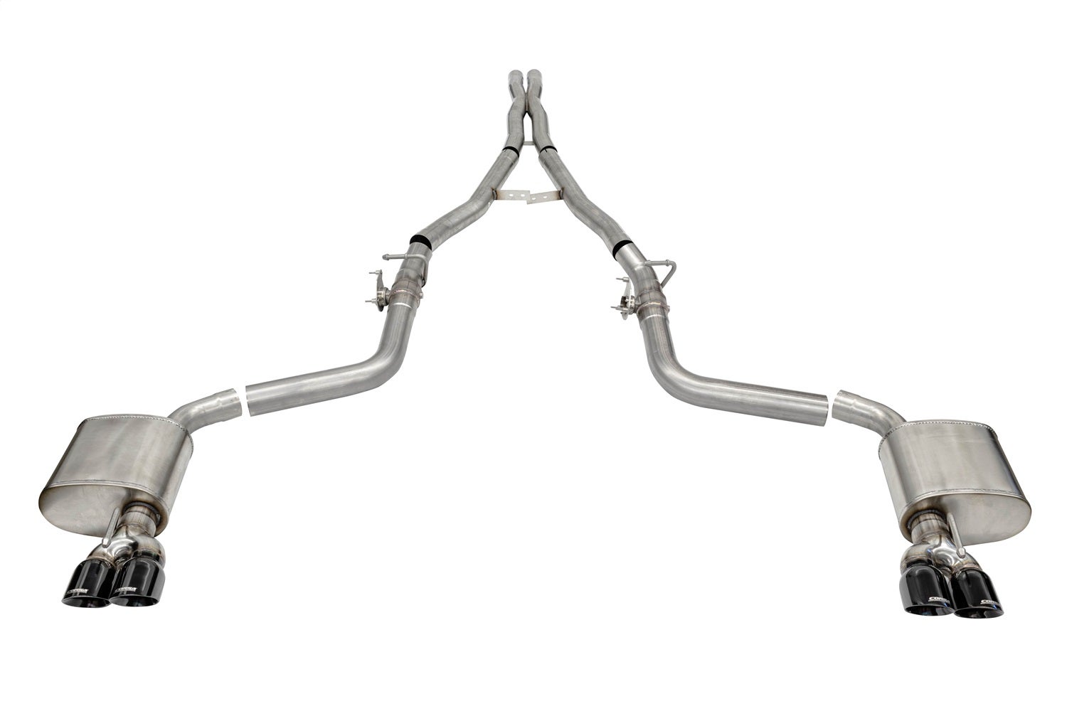 Corsa Performance 21070Blk Xtreme Valved Cat-Back Exhaust System   Xtreme Valved