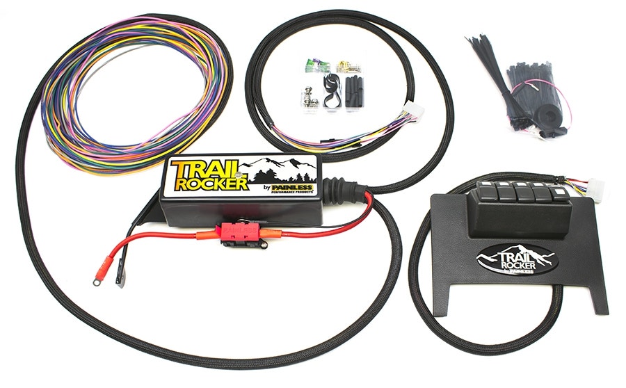 Painless Wiring 57000 8-Switch Fused Panel Fits Wrangler (Jk) Wrangler (Jl)