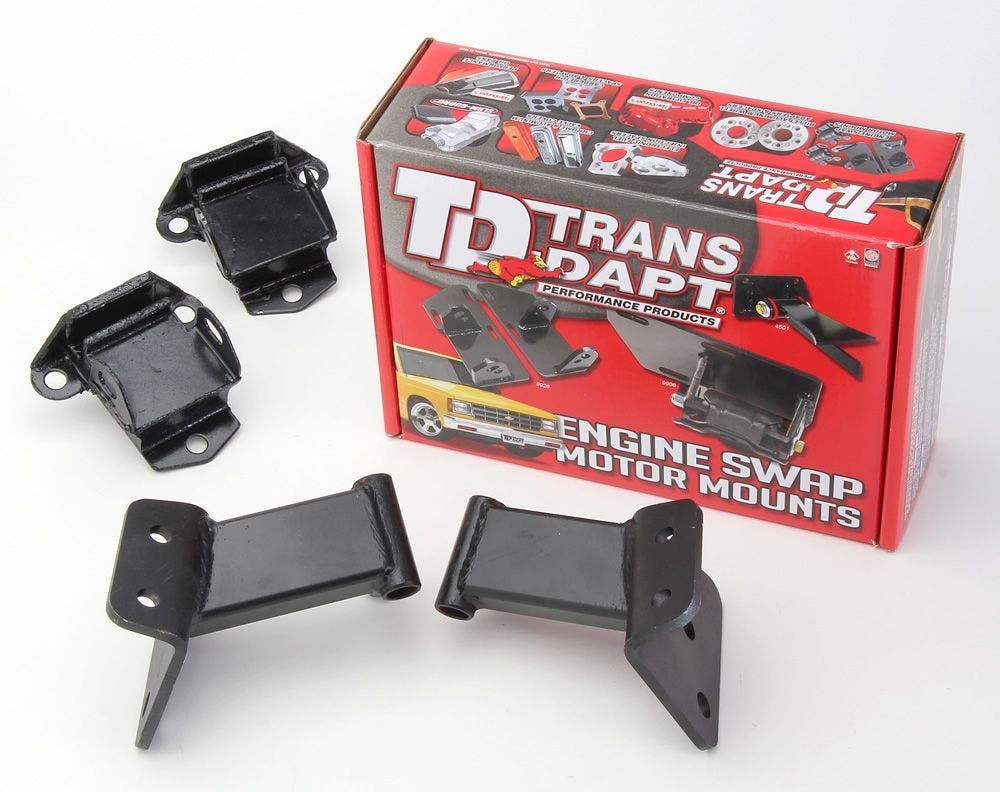 Trans-Dapt 4195 Motor Mount Kit 55-57 Chv Trans Dapt  Engine Swap Kit; Used For