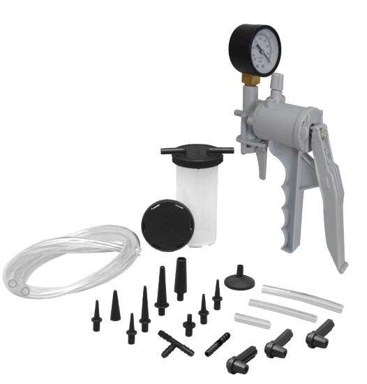 Performance Tool W87030 One-Man Hand Vacuum Pump Kit For Brake Bleeding And