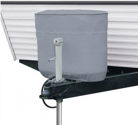 20# Rv Lp Tank C- Wht   Propane Tank Cover; Compatibility - Dual 20 Pound To 5