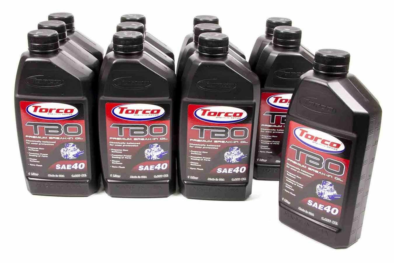 Tbo 40W Premium Break-In Oil Case/12-1 Liter Tbo 40W Premium Break-In Oil