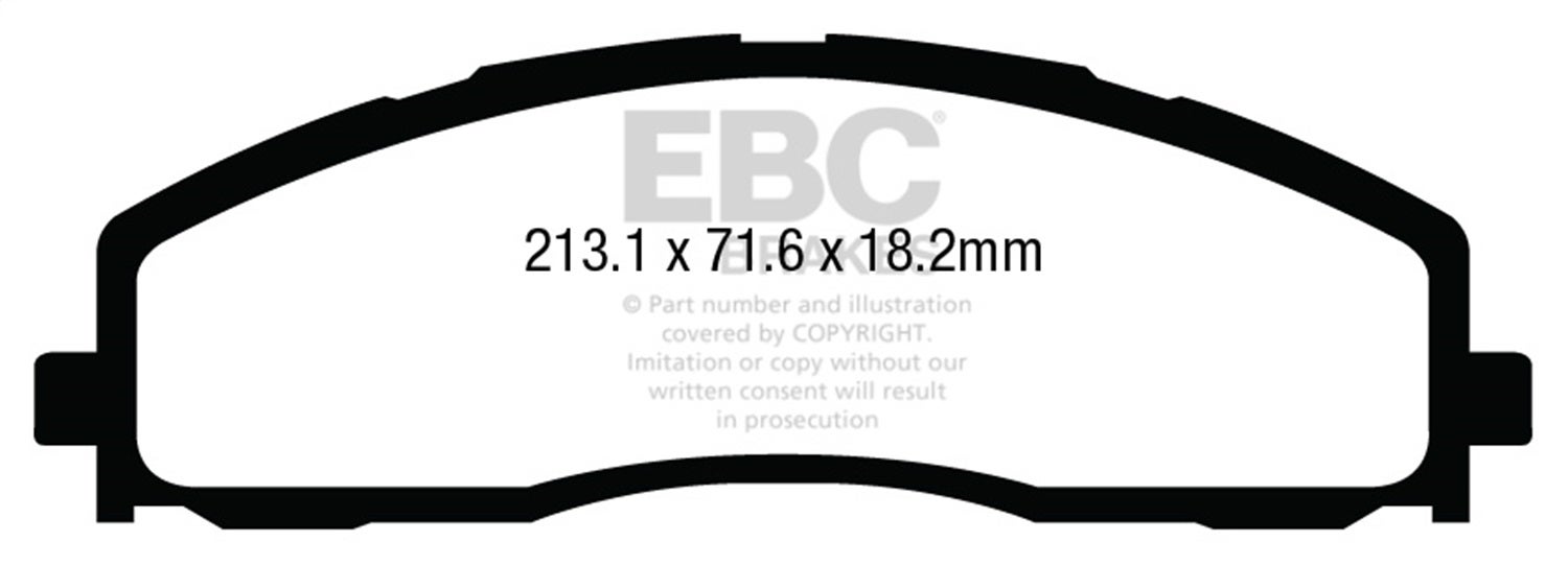 Ebc Brakes Ed93015 Truck/Suv Extra Duty Brake Pads   Truck/Suv Extra Duty Brake