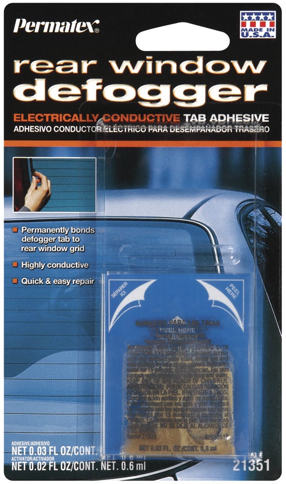 Permatex 21351 Electrically Conductive Rear Window Defogger Tab Adhesive, Single