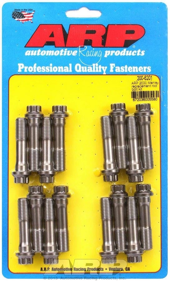 Arp 200-6201 7/16" Replacement Rod Bolt Kit - 16 Piece Arp  7/16  Replacement