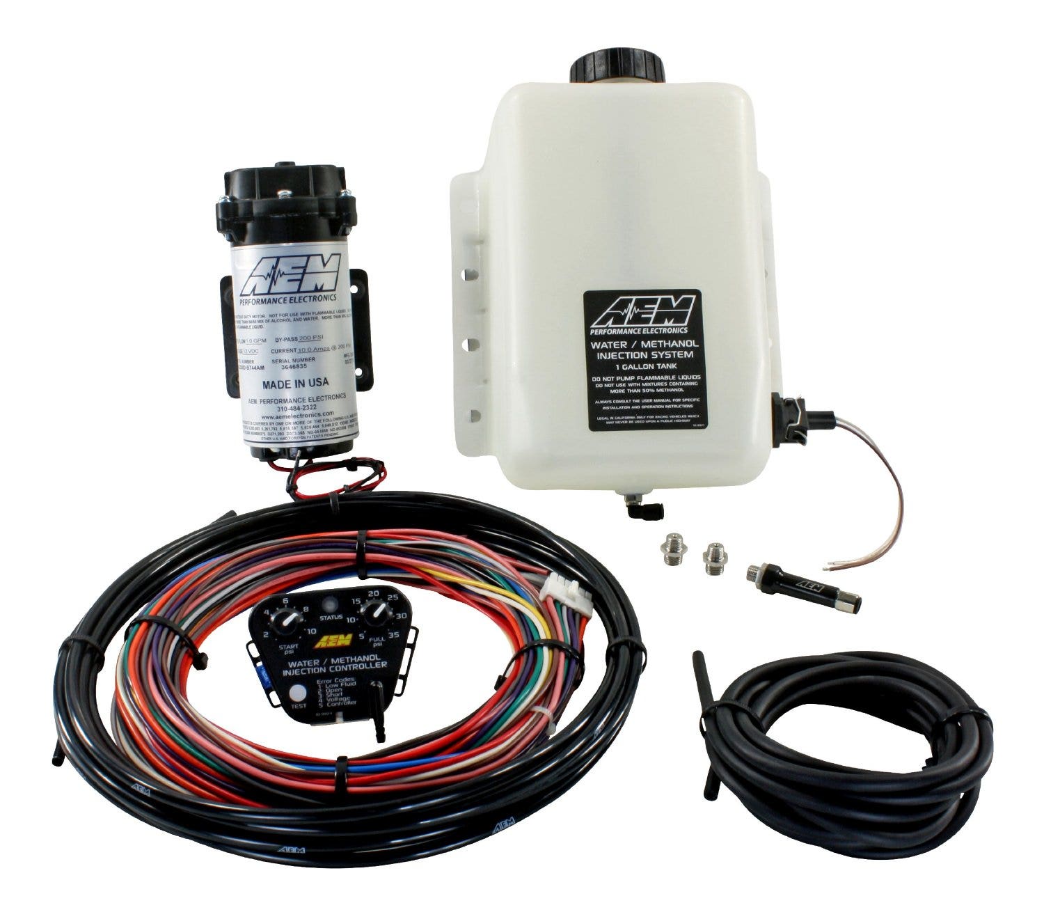 Aem (30-3300) V2 1-Gallon Water/Methanol Injection Kit With Internal Map Sensor