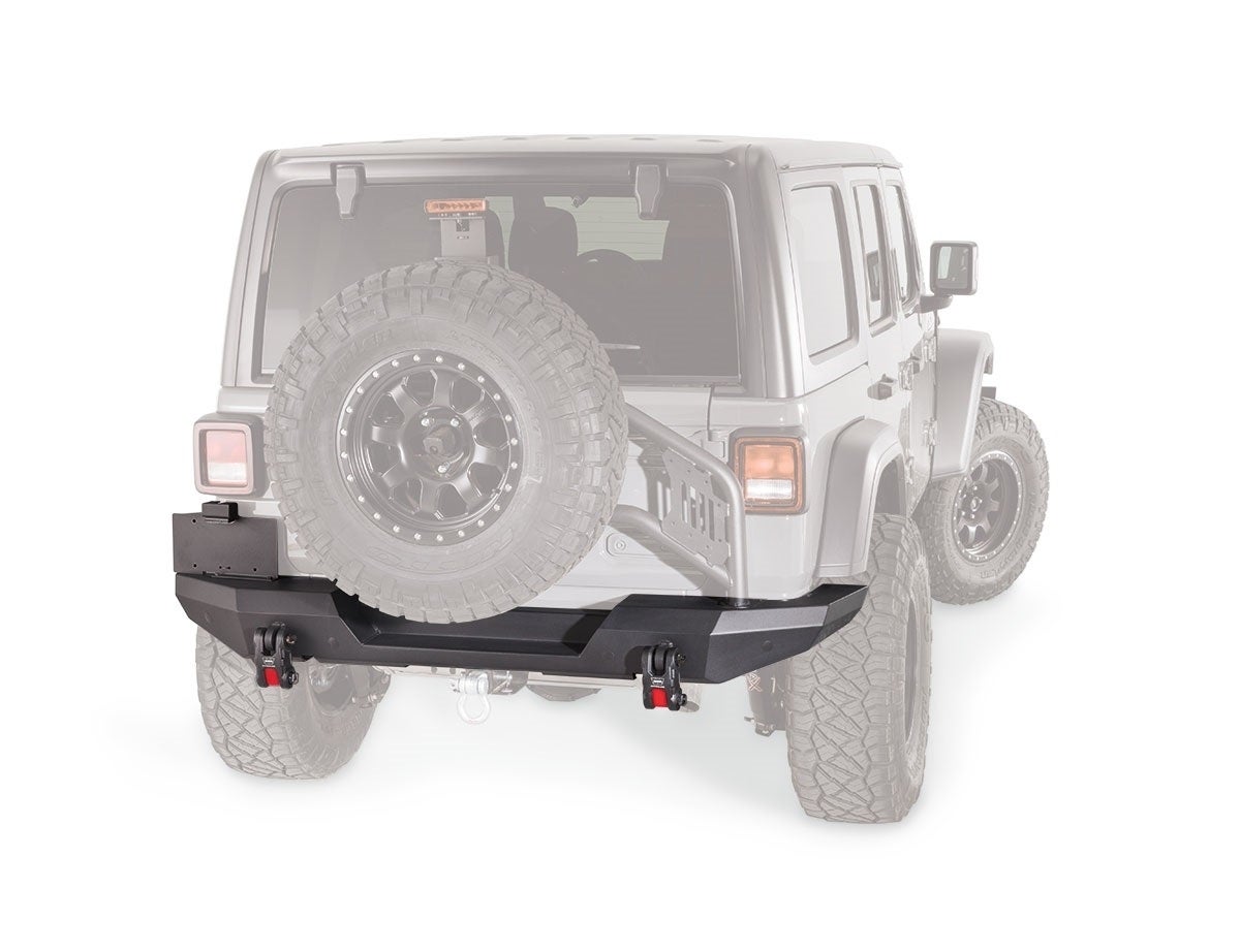 Warn 102190 Elite Series Rear Bumper Fits 18-19 Wrangler (Jl)   Elite Series