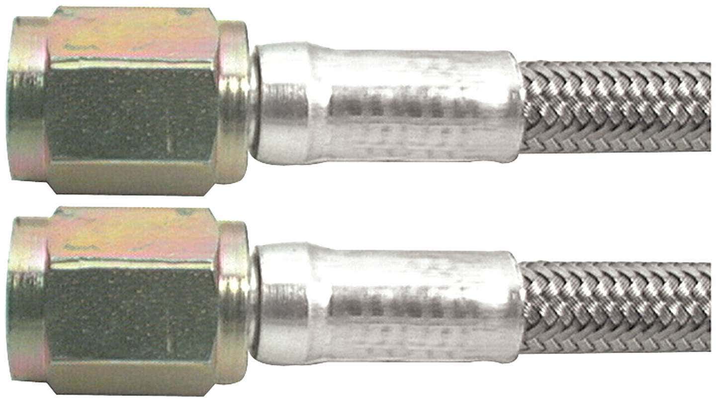 Allstar Performance All46300-12 (12") Straight Braided Brake Line   (12 )