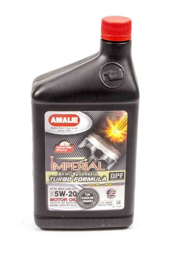 Amalie (71046-56) Imperial Turbo Formula 5W-20 Motor Oil - 1 Quart Bottle