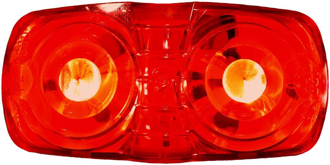 Peterson Mfg V38r Led M/C Pc Rect Dbl Bulls-Eye 4'X2'  Mfg  Led M/C Pc Rect Dbl