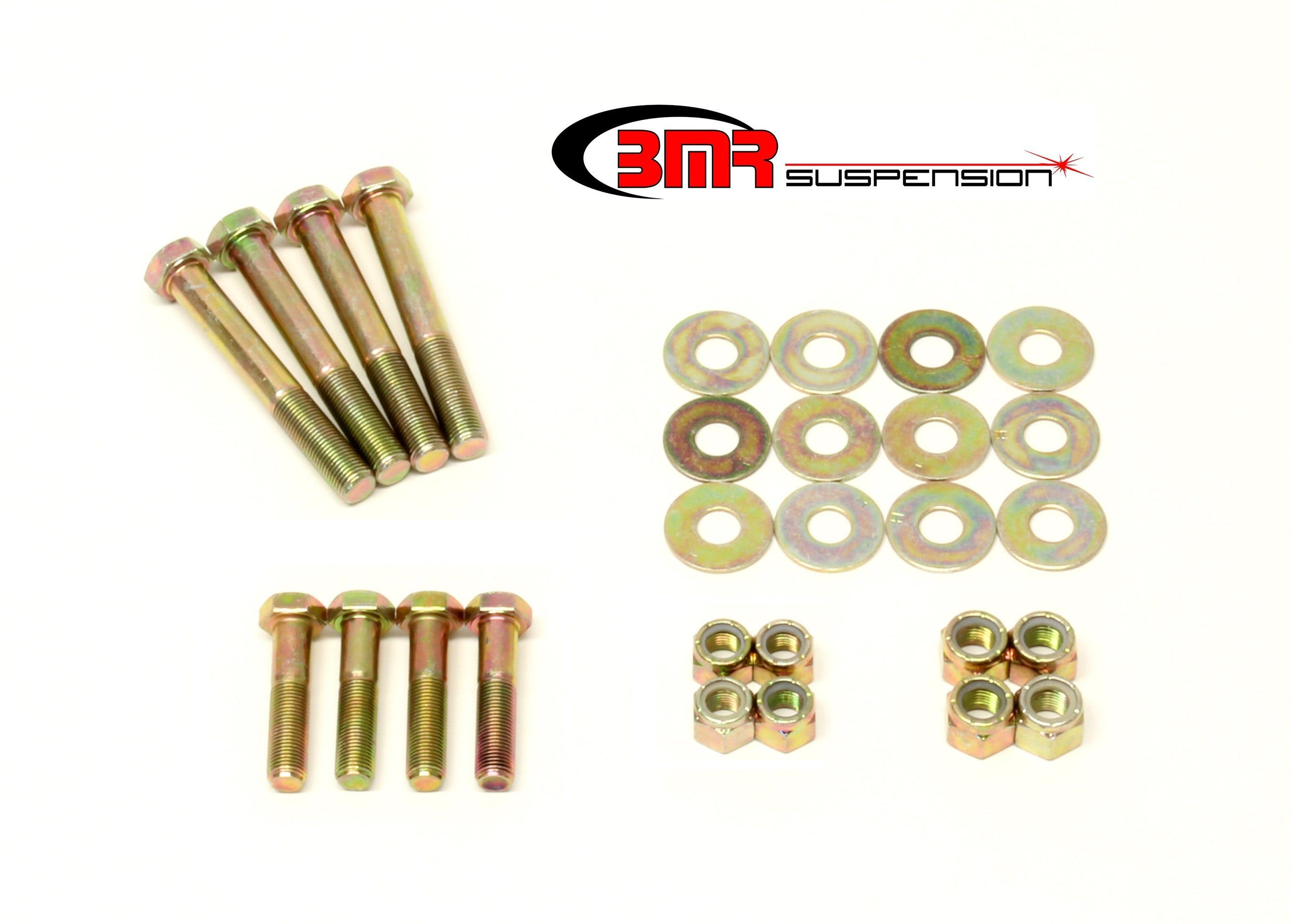 Control Arm Bolt, 1/2 In Hex Head, Bolts/Lock Nuts/Washers Included, Steel,