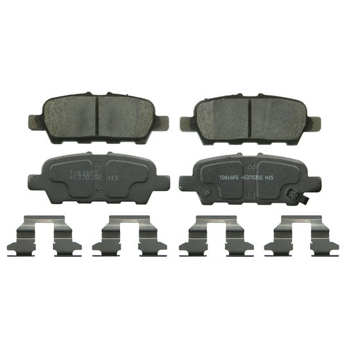 Wagner Brake Disc Brake Pad Set P/N:Qc1393a  Disc Brake Pad Set P/N: