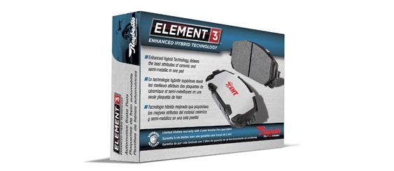 Raybestos Brakes Disc Brake Pad Set P/N:Eht1288ah  Eht1286h Brake Pad Element3