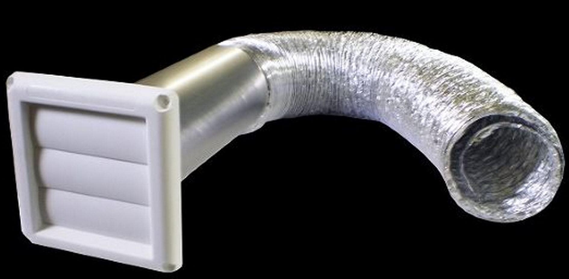 Outside Vent Kit  White Outside Vent Kit  White