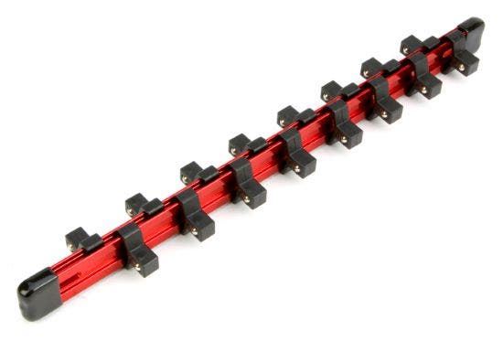 Performance Tool W38004 3/8-Inch Drive Aluminum Socket Rail Socket Storage Rail