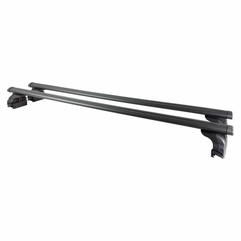 Black Horse Off Road Tr-49Bk Black Aluminum 1 Piece Traveler Series Roof Rack