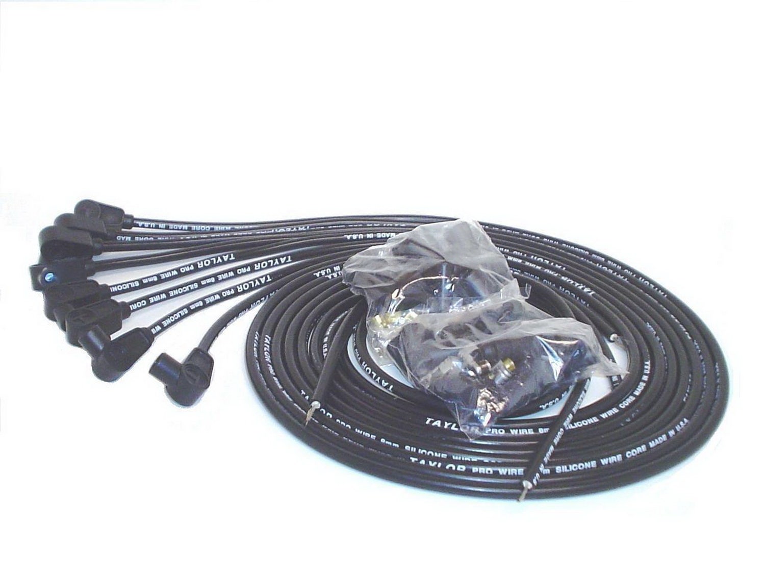 Taylor Cable 70050 8Mm Pro Wire Ignition Wire Set  62005 Throttle Body Spacer