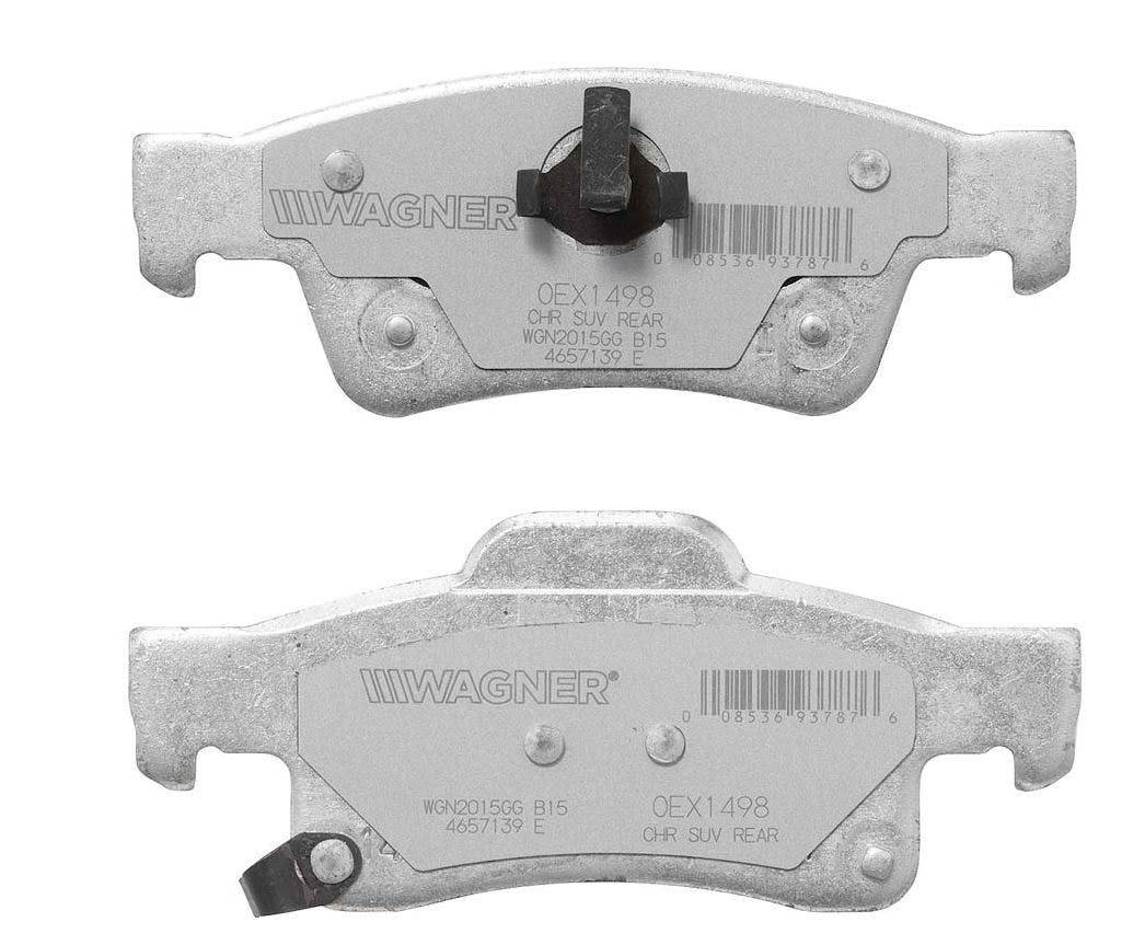 Wagner Brake Disc Brake Pad Set P/N:Oex1498 S  Brake Pad Oex; Recommended Use -