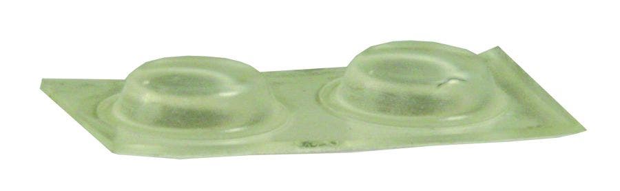 Jr Products 71015 Door/Drawer Bumpers   Door Stop Bumper; Color - Clear