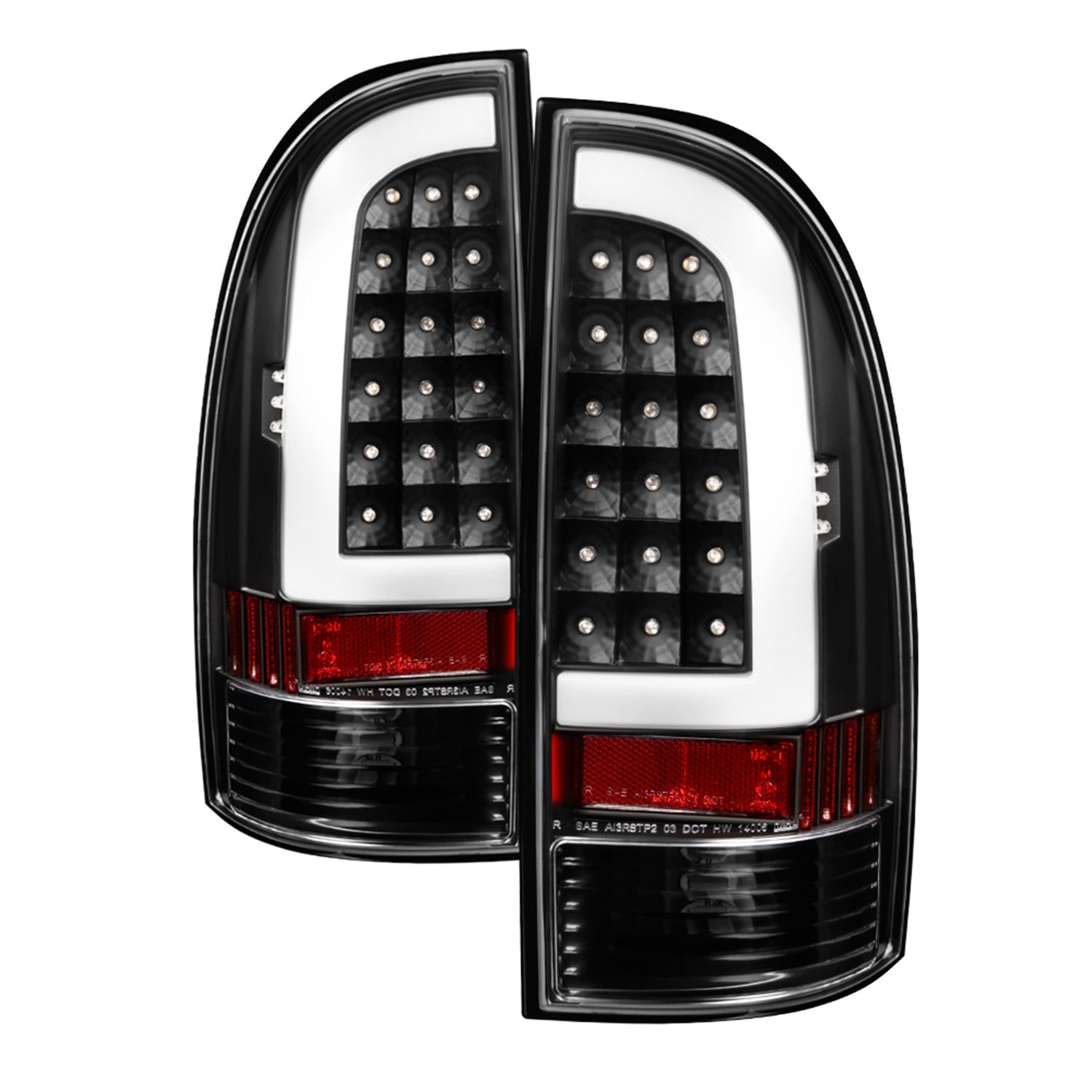 Spyder Auto 5082121 Xtune Light Bar Led Tail Lights Fits 05-15 Tacoma   Xtune