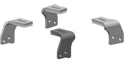 Mounting Brckt 07-13 Tund  Isr Series Fifth Wheel Trailer Hitch Mount Kit