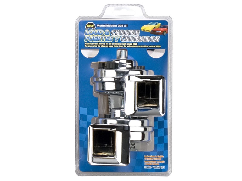 Wolo 2252T Horn  Mfg  Horn Loud And Chrome (Tm); Sound Type - High/ Low Tone,