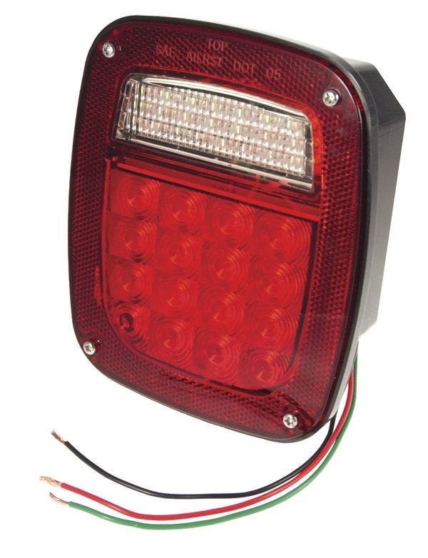Led Tail Lights  Industries  Tail Light Assembly- Led Hi Count (R); Bulb Color -