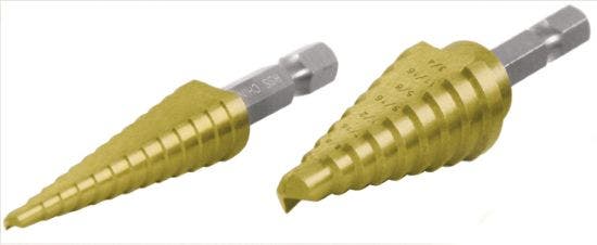 Perform Tool Drill Bits-Step W9004 Drill Bit  Size - 12 Step: 3/16 To 7/8 Inch,