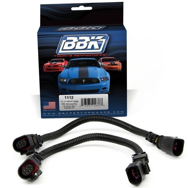 Bbk Performance 1112 O2 Sensor Wire Extension Harness Fits 11-14 Mustang Bbk