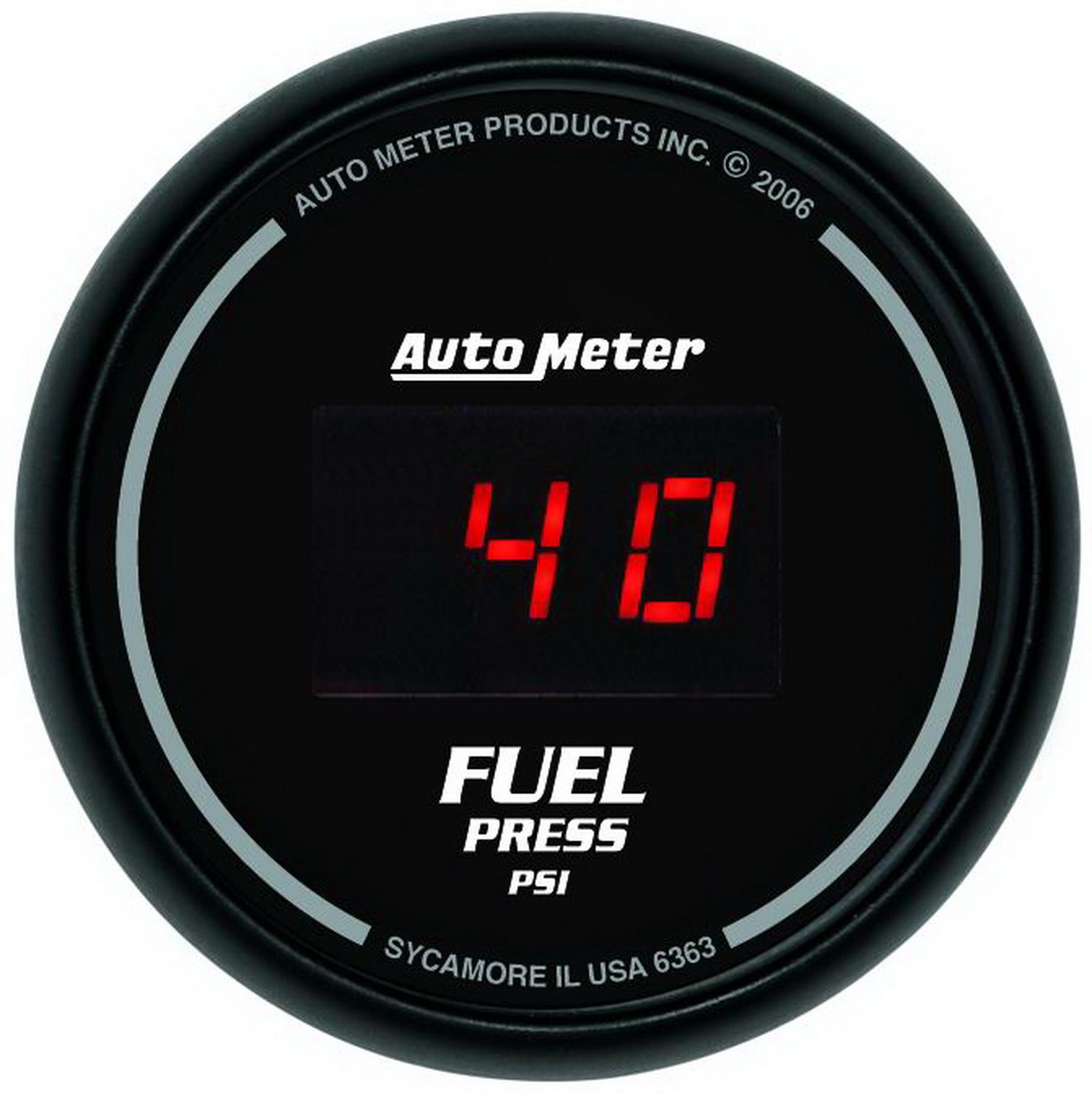 Autometer 6363 Sport-Comp Digital Fuel Pressure Gauge Auto Meter Products 6310